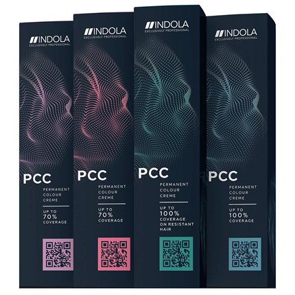 Indola Profession PCC Permanent Color Cream 60ml 7.44 - Medium Blonde Intense Copper