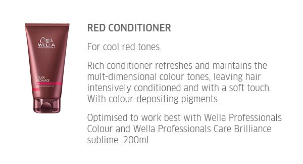 Red Conditioner - cor cool red tones