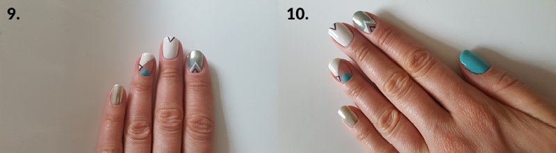 festival nails step 9 and 10