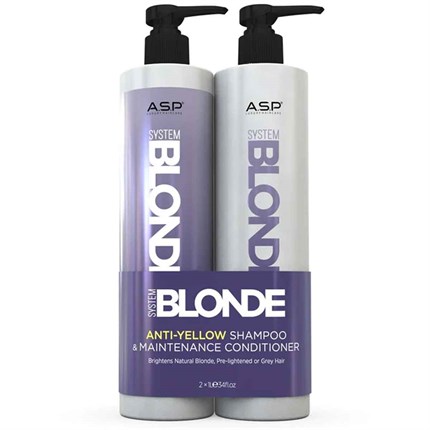 A.S.P System Blonde Anti Yellow Duo - 1 Litre