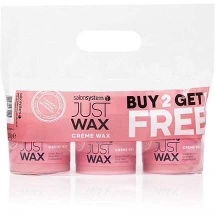 Just Wax - Creme Wax 3x450g