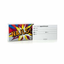 Agenda Appointment Cards Pop Art Nails - 100pk