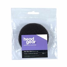 Head-Gear Hair Bun Ring - 8cm Black