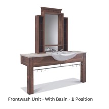 REM Montana Barbers Frontwash Unit - With Basin