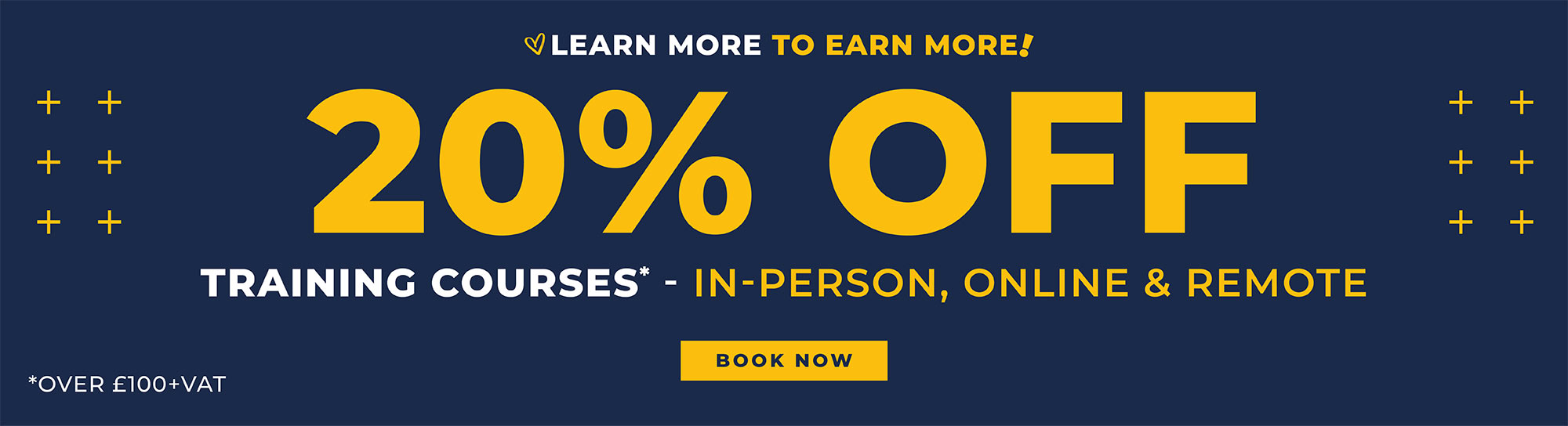 20% off training over £100