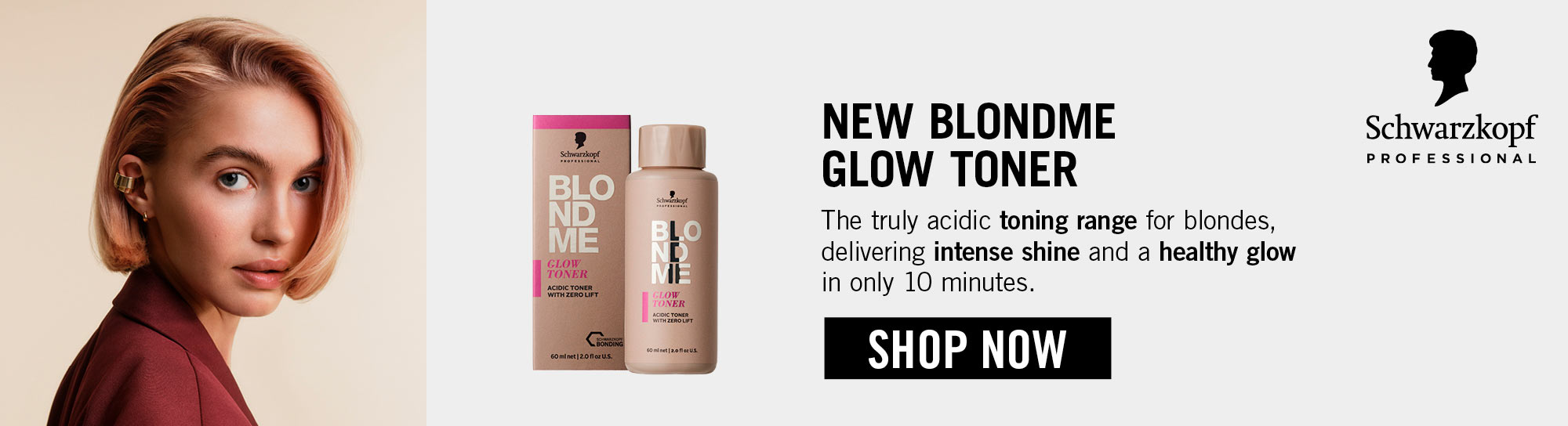 Schwarzkopf BLONDME Glow Toner Banner