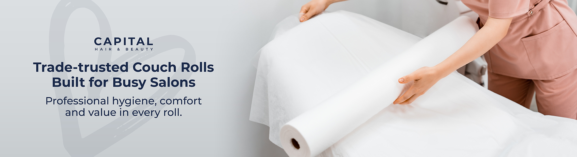 Capital - Trade Trusted Couch Rolls Built for Busy Salons