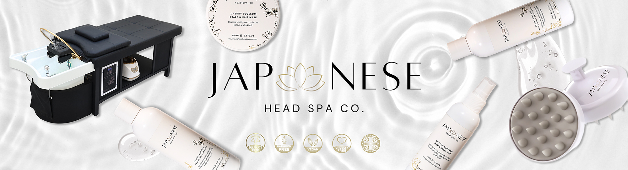 Japanese Head Spa Brand Page Banner