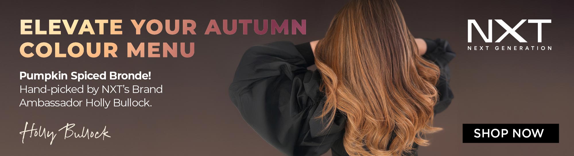 NXT Pumpkin Spice Bronde Banner