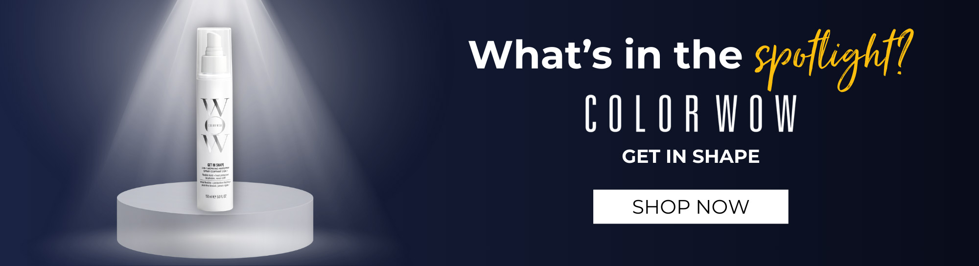 Color Wow Spotlight Banner