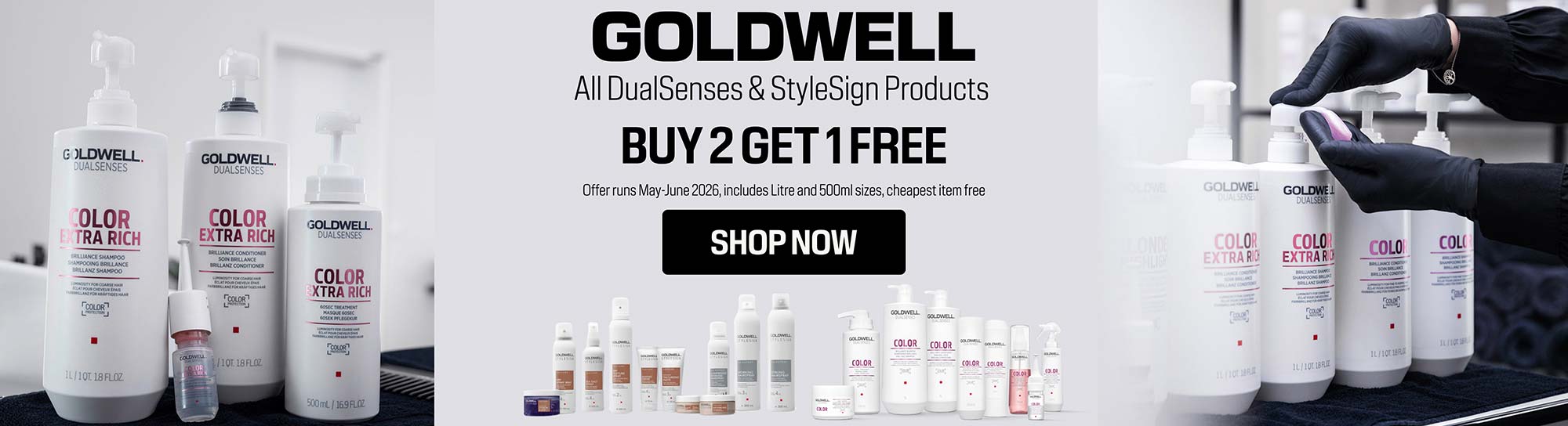 Goldwell 3 for 2 on stylesign