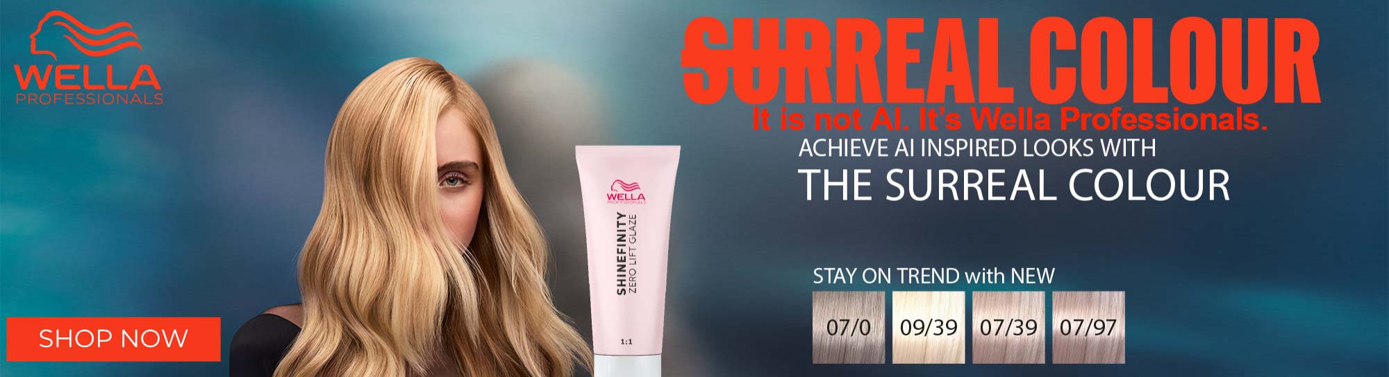 Wella Shinefinity Banner