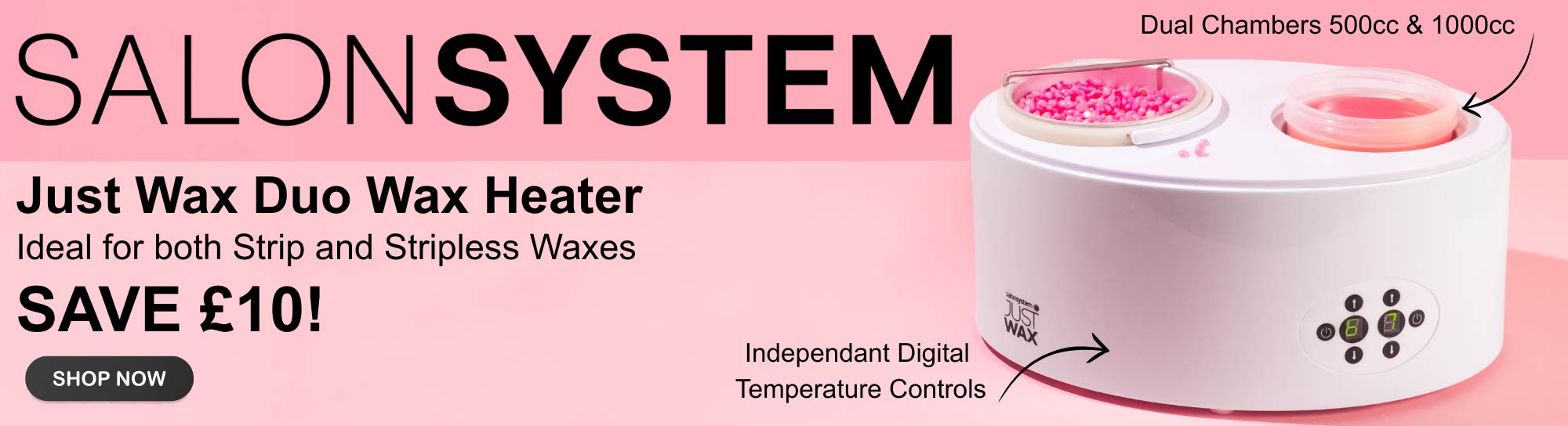 Just Wax Duo Wax Heater