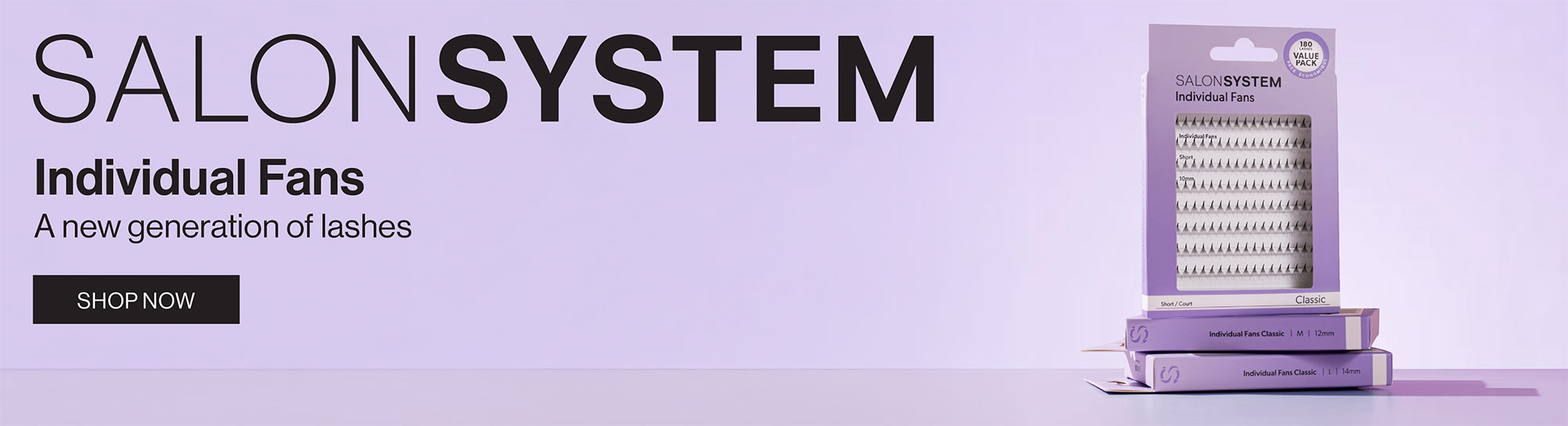 Salon System Individual Fan Lashes