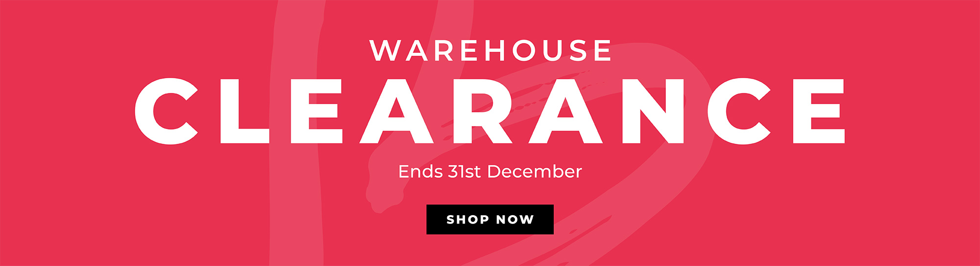 Warehouse Clearance Sale banner