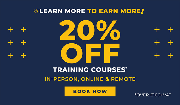 20% off training over £100