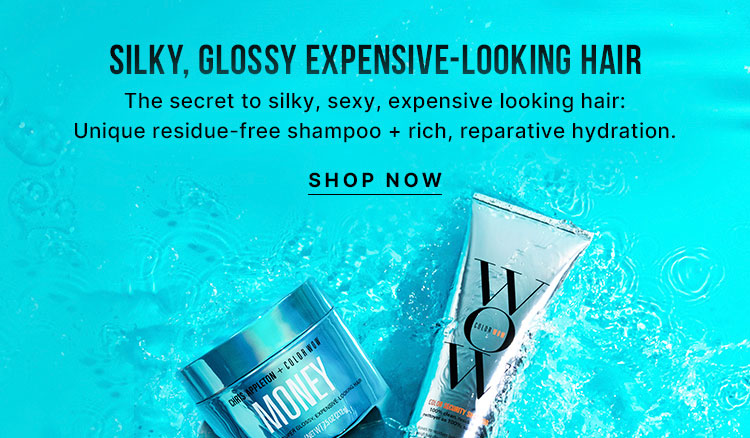 Color Wow silky glossy banner
