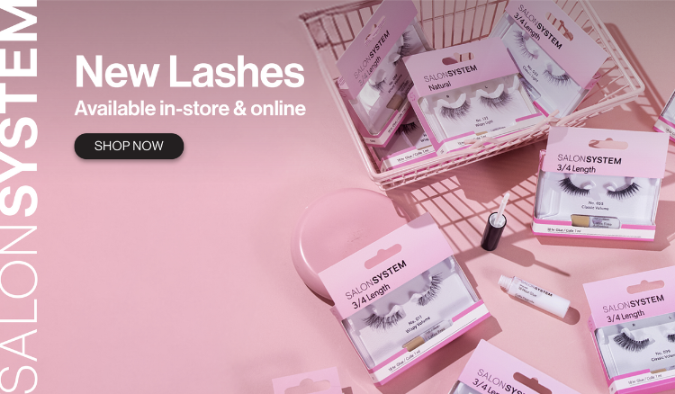 Salon System New Lashes banner