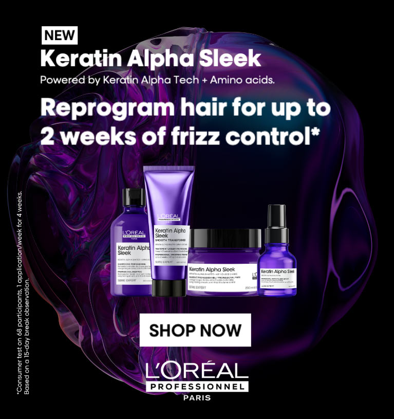 L'Oreal Alpha Sleek Banner