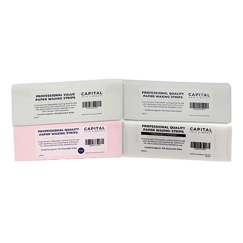 Capital Paper Waxing Strips Pk100