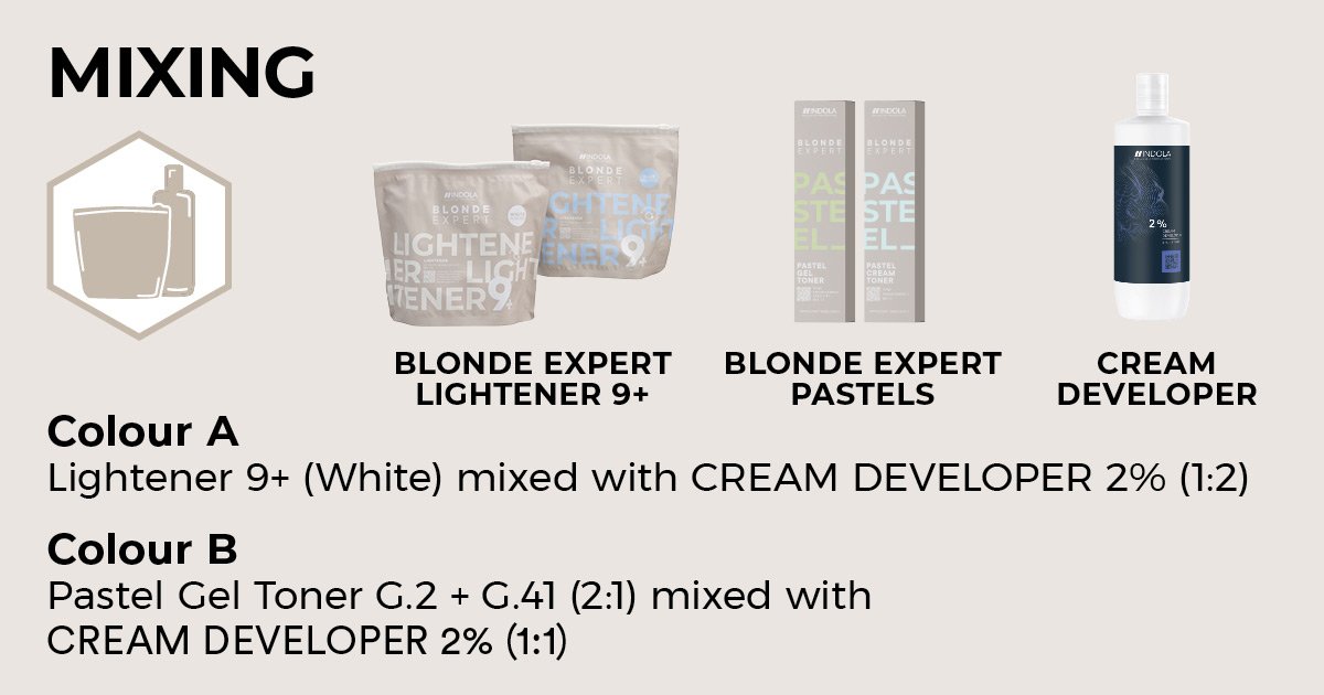 Blonde Expert mixing progress