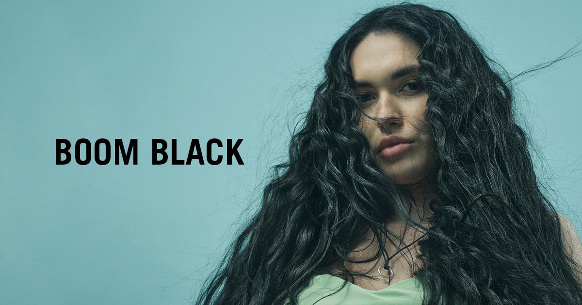 Boom Black header