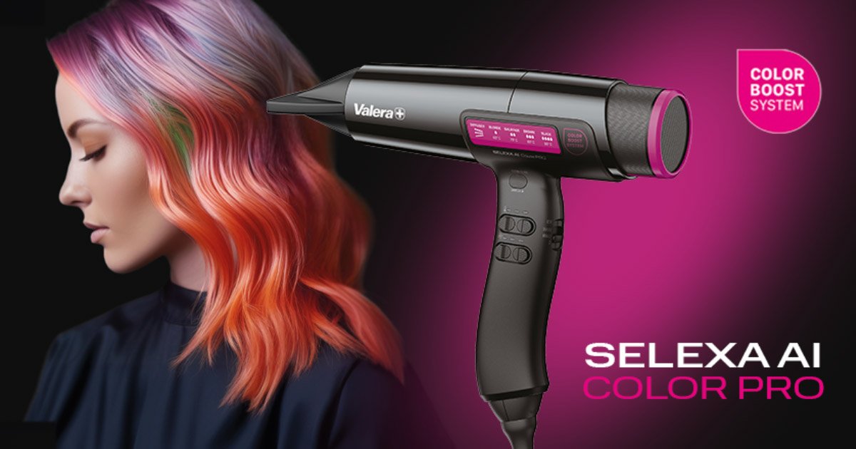 Stylist using Valera hair dryer