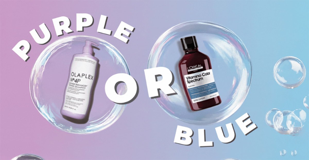 Purple Or Blue Shampoo?
