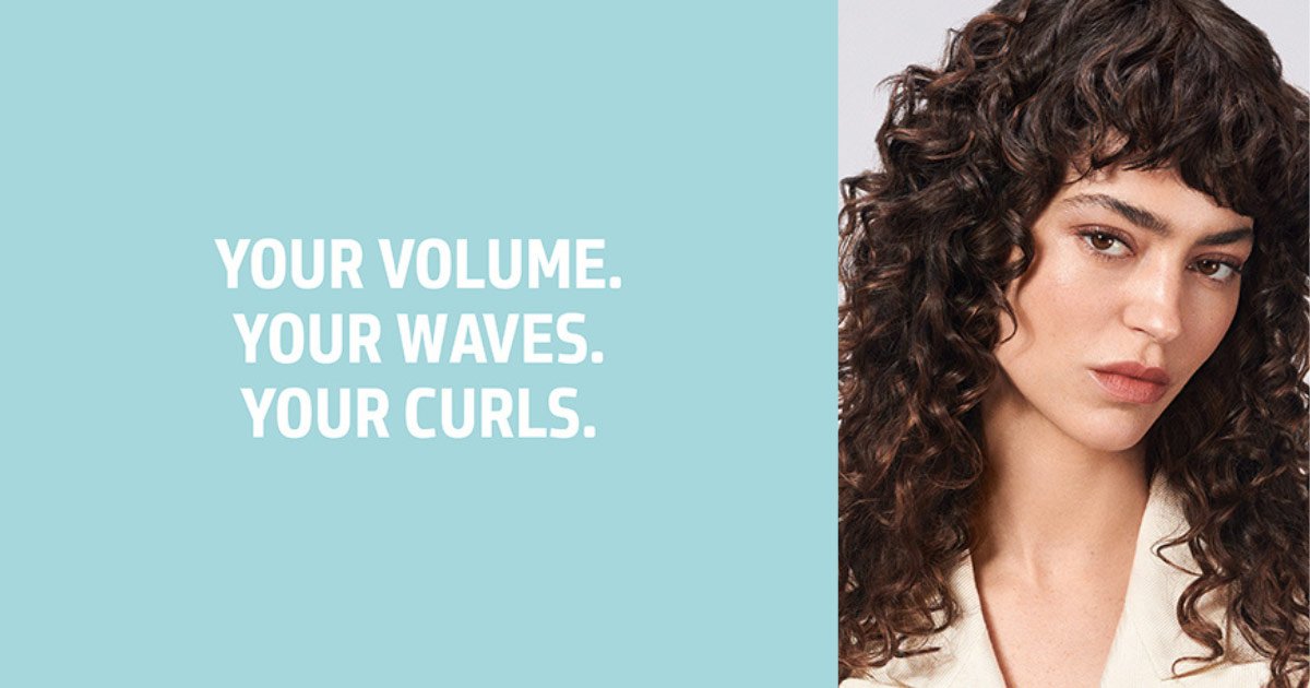Goldwell curls with volume