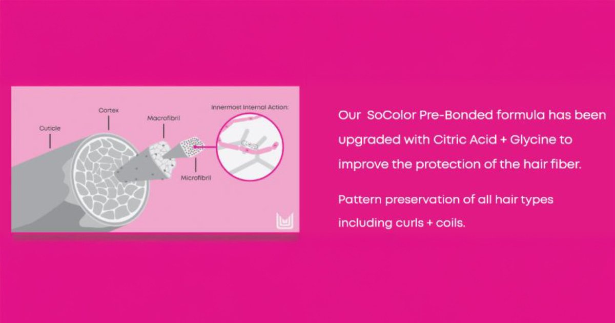 Improved SoColor formula to protect and preserve all hair types