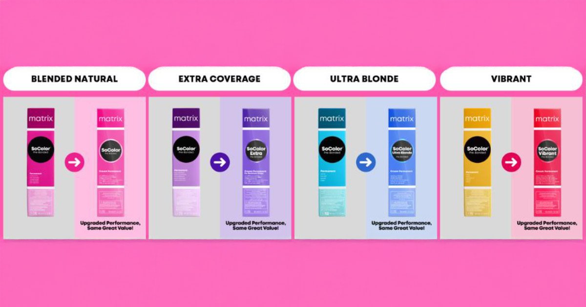Four new Matrix SoColour formulas