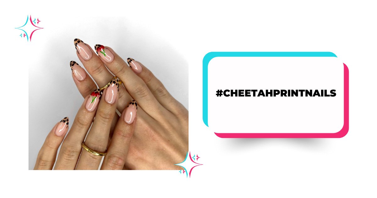 Cheetah Print Nails