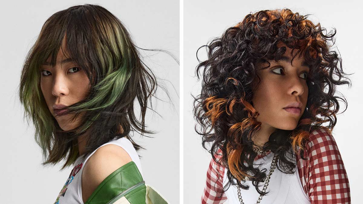 Models with Chunky Colour looks