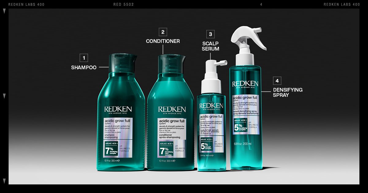 Redken Acidic Grow Full System Range