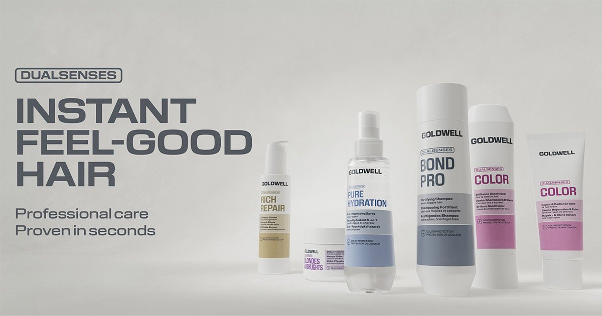 A range of Goldwell Dualsenses products
