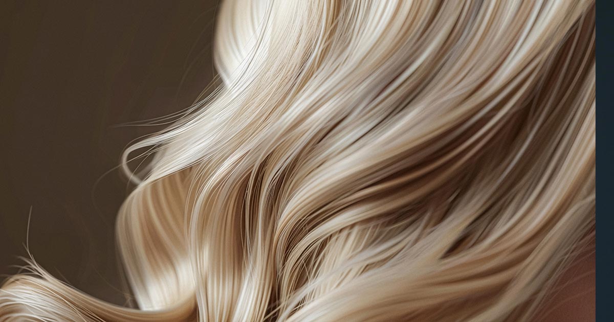 Luscious blonde hair