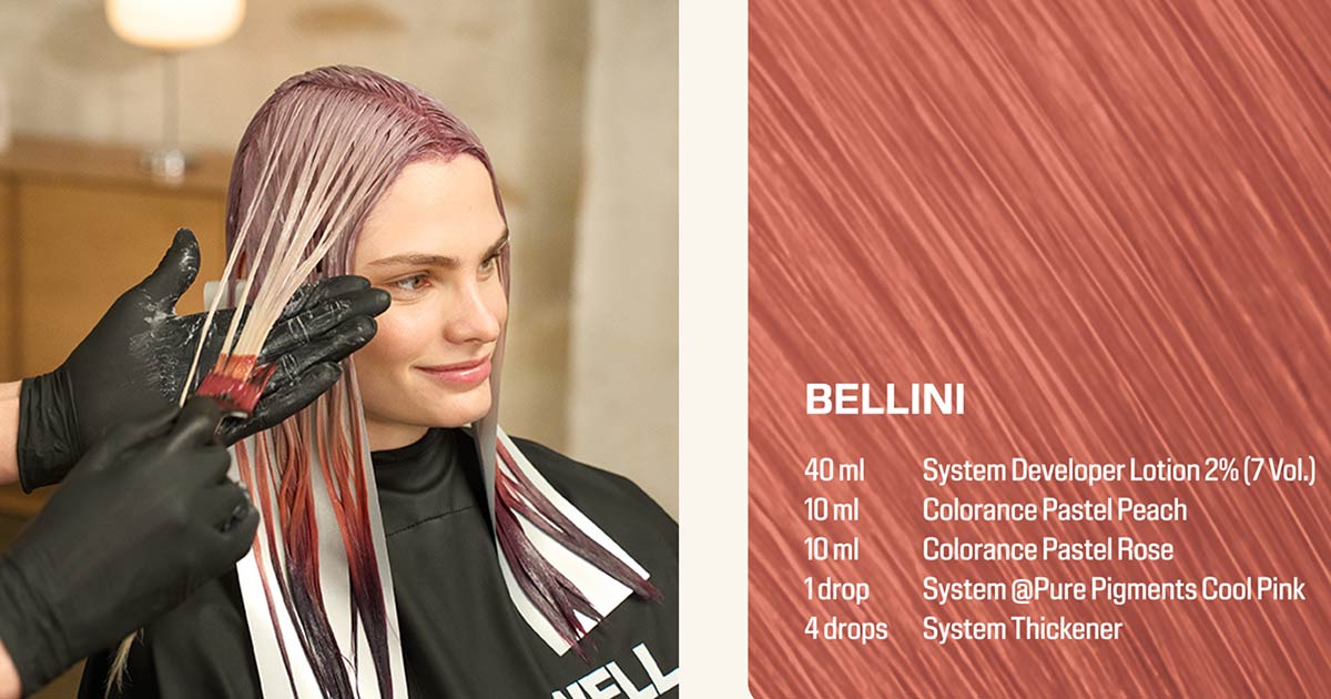 applying colour on mid lengths