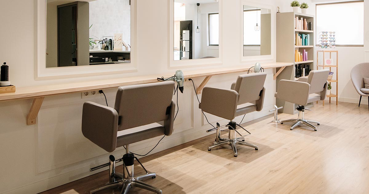 Empty salon