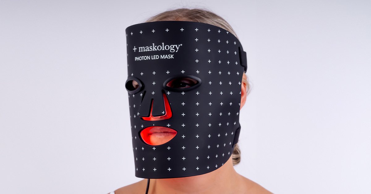 +maskology Photon LED Therapy Facial Mask