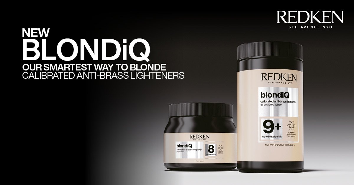 New blondiQ from Redken, featuring the powdered and the creme lightener