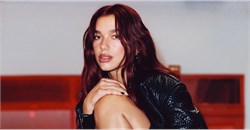 Dua Lipa with red hair