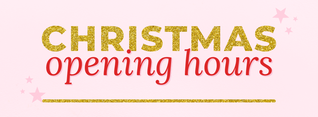 Christmas & New Year Opening times