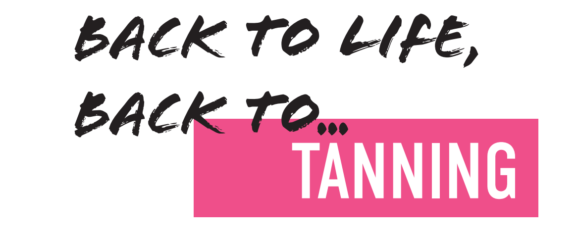 Back to Tanning - Page Header