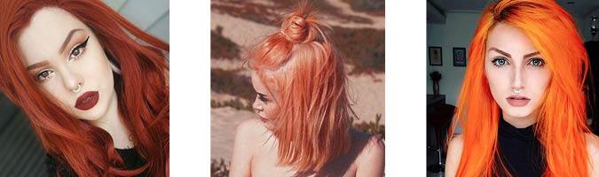 Orange hair