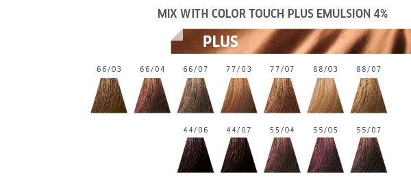 mix with colour touch plus emulsion 4%