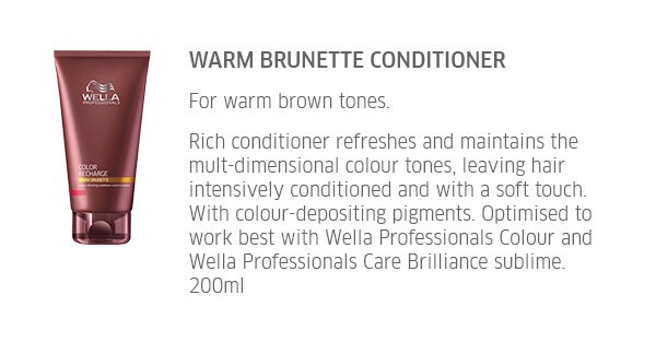 Warm Brunette Conditioner - for warm brown tones