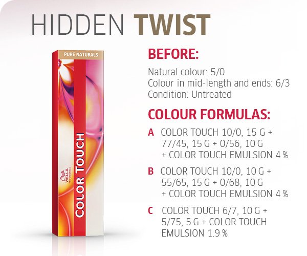 hidden twist colour formulas