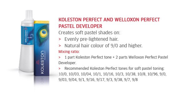 Wella Koleston Perfect & Welloxon Perfect Pastel Developer