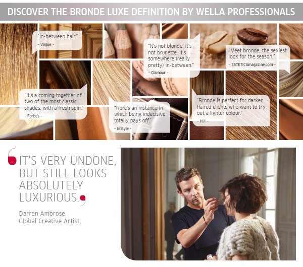 Discover the bronde luxe definition by Wella Professionals