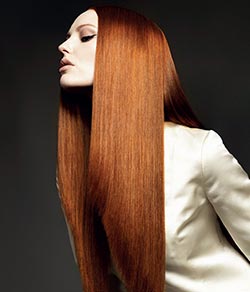 Autumn winter red hair colour trend